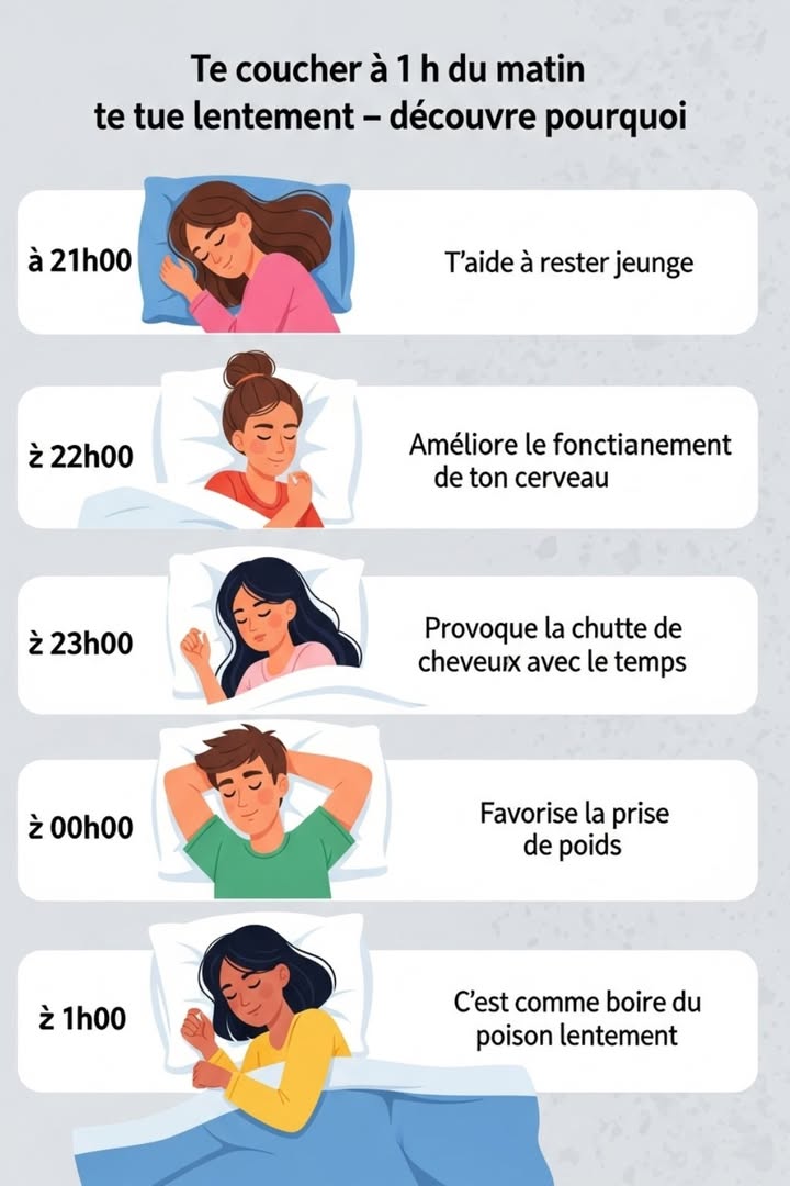 Ton corps a sa propre horloge