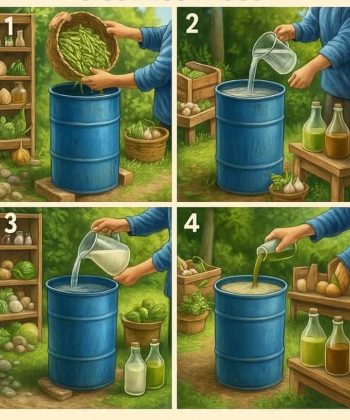 CÓMO HACER FERTILIZANTE LÍQUIDO EN CASA: GUÍA PASO A PASO 

 Materiales:

 1 frasco o cubeta con tapa
 Agua preferiblemente sin cloro
 Restos orgánicos: cáscaras de frutas , verduras 復凌, posos de café  o estiércol de gallina  opcional
 Un colador o tela
 Botella para almacenar

—

 Pasos:

1.  Llena el frasco con restos orgánicos 50%

2.  Agrega agua hasta cubrir todo 50%

3.  Cierra y deja fermentar 5-7 días en sombra revuelve cada 2 días

4. 林 Cuela y guarda el líquido en botella

5.  Diluir antes de usar: 1 parte de fertilizante por 10 de agua

—

 Úsalo para:

 Plantas verdes
 Plantas con flores
 Huerto casero