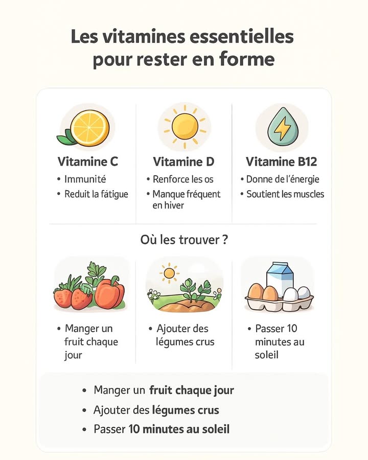 Les vitamines sont indispensables pour rester en forme au quotidien. Elles boostent lénergie, renforcent limmunité et soutiennent le bien-être général. Et pour les passionnés de jardinage, elles sont encore plus précieuses : travailler au potager, planter, bêcher ou récolter demande force, endurance et vitalité. Découvrez pourquoi un bon apport en vitamines peut transformer votre santé et vos journées au jardin.