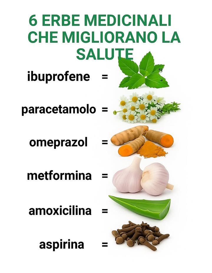 Erbe che migliorano la tua salute