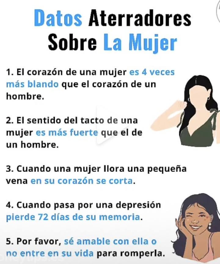 Datos aterradores sobre la mujer