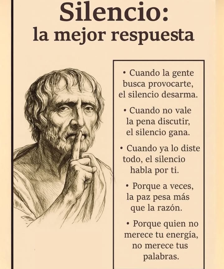 Silenzio: la migliore risposta