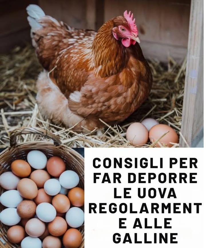 Consigli per far sì che le Galline depongano uova regolarmente
1. Fornire Acqua di Qualità
 Acqua pulita e fresca tutti i giorni.
 Evitare che bevano da pozzanghere sporche per prevenire malattie.
 Ogni gallina consuma circa 0.5 litri al giorno, aumentando nei periodi caldi.
 Assicurati di avere abbeveratoi sufficienti 1 per ogni 10 galline.
2. Ridurre lo Stress
 Le galline sono animali sensibili; anche piccoli cambiamenti le influenzano.
 Mantieni una routine stabile e minimizza rumori forti o la presenza di predatori.
 Evita di introdurre nuovi animali senza un processo di adattamento.
3. Fornire Calcio
 Gusci dostrica tritati o bucce duovo cotte e ben tritate come integratore.
 Metti il calcio in un mangiatoio separato affinché lo consumino secondo le loro necessità.
 Il calcio è essenziale per evitare uova con guscio molle o deboli.
4. Dare Loro Spazio Sufficiente
 Allinterno del pollaio: 0.5 m per gallina.
 Nel recinto: 1 m per gallina.
 Laffollamento può causare stress, malattie e comportamenti aggressivi, come il cannibalismo.
5. Monitorare Parassiti e Insetti
 Controlla pidocchi, acari e vermi con controlli mensili.
 Usa polvere antiparassitaria nel pollaio e deparassita internamente secondo necessità.
 I parassiti influenzano la salute e riducono la produzione di uova.
6. Mantenere Pulito il Pollaio
 La pulizia previene malattie, infestazioni di mosche e accumulo di ammoniaca.
 Rimuovi escrementi e pulisci frequentemente le aree di riposo e i nidi.
 Usa vassoi removibili per facilitare la pulizia.
7. Aiutarle Durante la Muta di Piume
 Durante la muta, aumenta le proteine nella loro dieta 20%-22%.
 Fornisci loro integratori vitaminici per rafforzarle.
 Offri snack ricchi di proteine come vermi della farina o cibo per gatti.
8. Fornire Cibo di Qualità
 Utilizza un mangime bilanciato con il 16% di proteine per galline ovaiole.
 Completa con alimenti naturali: erba, insetti, avanzi da cucina frutta e verdura.
 Evita eccessi di carboidrati pane, pasta che possono provocare obesità e ridurre la produzione.
9. Aggiungere Luce Supplementare nel Pollaio con cautela
 Le galline hanno bisogno di 14 ore di luce per mantenere una buona produzione di uova.
 Aggiungi luce artificiale in inverno, ma in modo moderato.
 Tieni presente che forzarle può accorciare la loro vita produttiva.
 Molti allevatori preferiscono rispettare i loro cicli naturali per un miglior benessere.
Suggerimenti Finali:
 Alimentazione bilanciata e accesso libero a acqua fresca sono fondamentali.
 La routine tranquilla e uno spazio pulito assicurano galline felici e sane.
 Monitora lo stato fisico e il comportamento delle tue galline per rilevare eventuali problemi precocemente.