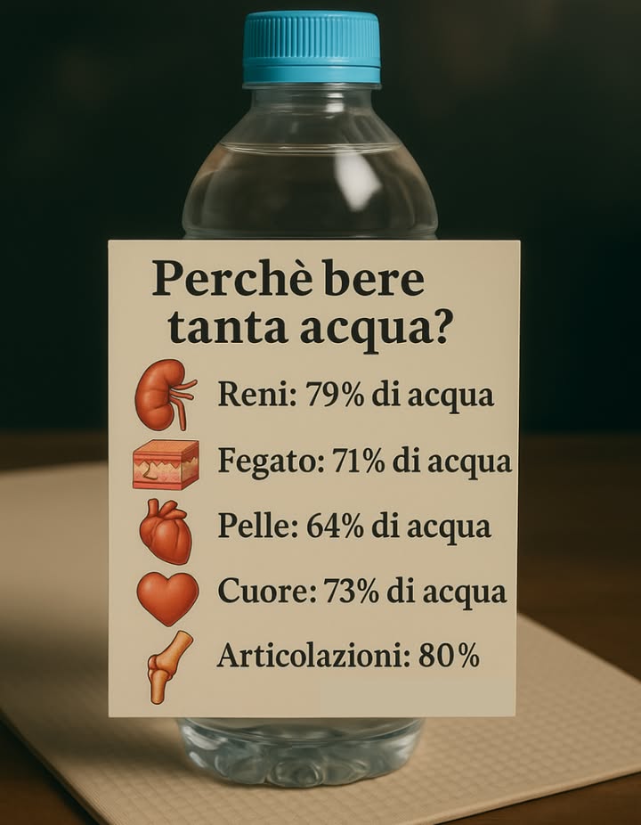 Quanta acqua dovresti bere in base al tuo peso? 

Mantenere unidratazione adeguata è essenziale per la salute. Ecco una formula semplice:

磻 Bere tra 30 e 35 ml di acqua per ogni kg di peso corporeo.

Esempio: Se pesi 70 kg, il tuo fabbisogno è tra 2.1 e 2.45 litri al giorno.

Fattori che influenzano lidratazione:
– Attività fisica
– Clima caldo
– Condizioni di salute
– Dieta ricca di frutta e verdura

 Presta attenzione a segnali di disidratazione come sete estrema, bocca secca o urina scura.

Consigli per rimanere idratati:
– Porta con te una bottiglia dacqua
– Imposta promemoria sul telefono
– Consuma alimenti ricchi dacqua come anguria e cetriolo

Resta in salute!