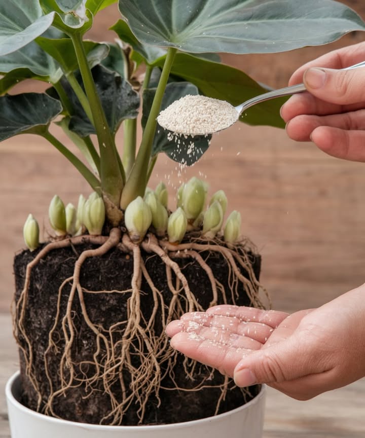 1 cucchiaino direttamente nel vaso e lORCHIDEA fiorisce quasi SENZA SOSTA: niente muffa, niente malattie e 5 volte più fiori

Le orchidee sono famose per la loro bellezza, ma farle rifiorire può essere difficile. Un ingrediente sorprendente che può aiutarti è laglio.

1. Luce e irrigazione
 Luce: Abbondante luce indiretta, evitando il sole diretto.
 Irrigazione: Immergi il vaso in acqua e lascia scolare bene.

Radici verdi: Ben idratate.

Radici bianche o grigie: Hanno bisogno dacqua.

2. Il potere nutritivo dellaglio
Laglio è ricco di minerali e vitamine essenziali per stimolare la fioritura.

3. Preparazione dellelisir allaglio
 Ingredienti:

1 cucchiaio di aglio disidratato

Acqua bollente
 Procedimento:

Metti laglio in un contenitore con coperchio.

Versa lacqua bollente e lascia raffreddare.

Agita bene, filtra e diluisci in un litro dacqua.

4. Applicazione
 Dopo lirrigazione, nebulizza il fertilizzante sulle foglie.
 Ripeti ogni due settimane, assicurandoti di avere un buon drenaggio.

5. Benefici
 Favorisce una fioritura abbondante.
 Protegge da malattie fungine.
 Stimola una crescita sana.

Riassunto
Con luce adeguata, irrigazione corretta e lelisir allaglio, le tue orchidee prospereranno, regalando colori vivaci al tuo ambiente. Prova questo metodo e guarda la trasformazione! Buona fortuna!