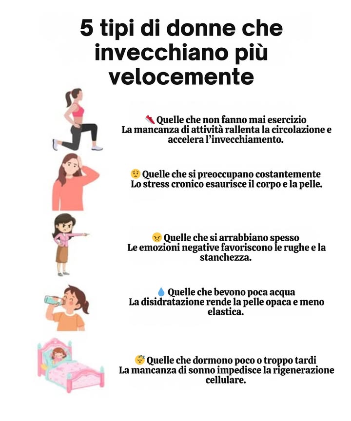 5 tipi di donne che invecchiano più velocemente