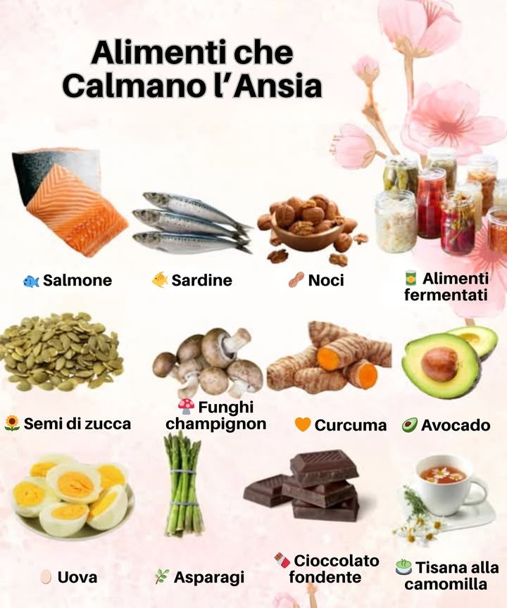 Alimenti che Calmano la Ansietà