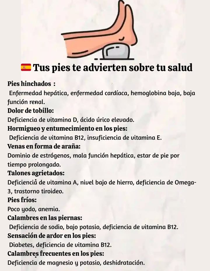 Tus pies te advierten sobre tu salud