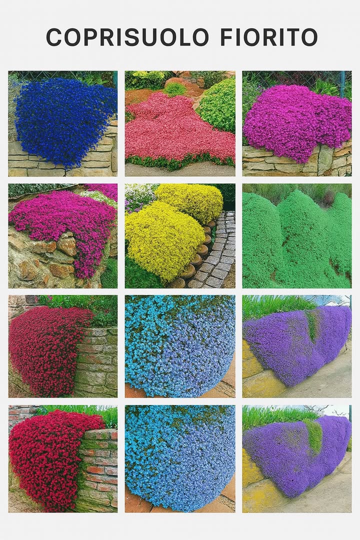 Coprisuolo fiorito: idee e usi in giardino 

1 Perché sceglierli

Creano tappeti colorati e compatti

Limitano le infestanti e riducono levaporazione

Rendono il giardino ordinato e scenografico

2 Specie adatte

Zone soleggiate e drenate: Phlox subulata, Aubrieta, Alyssum saxatile, Campanula carpatica, Sedum, Delosperma

Mezze ombre: Vinca minor, Lamium, Pachysandra

3 Dove usarli

Scarpate e pendii difficili da gestire

Muretti a secco e bordure di vialetti

Riempitivi tra rocce o spazi vuoti

4 Come riuscirci

Pulire il terreno dalle erbacce

Migliorare il drenaggio con sabbia o ghiaia fine

Piantare fitto, 2030 cm di distanza

Pacciamare e irrigare fino allattecchimento

Potare leggermente dopo la fioritura per mantenere i cuscini compatti

Un coprisuolo fiorito trasforma il giardino in un ambiente a bassa manutenzione, vivace e armonioso per tutta la stagione.