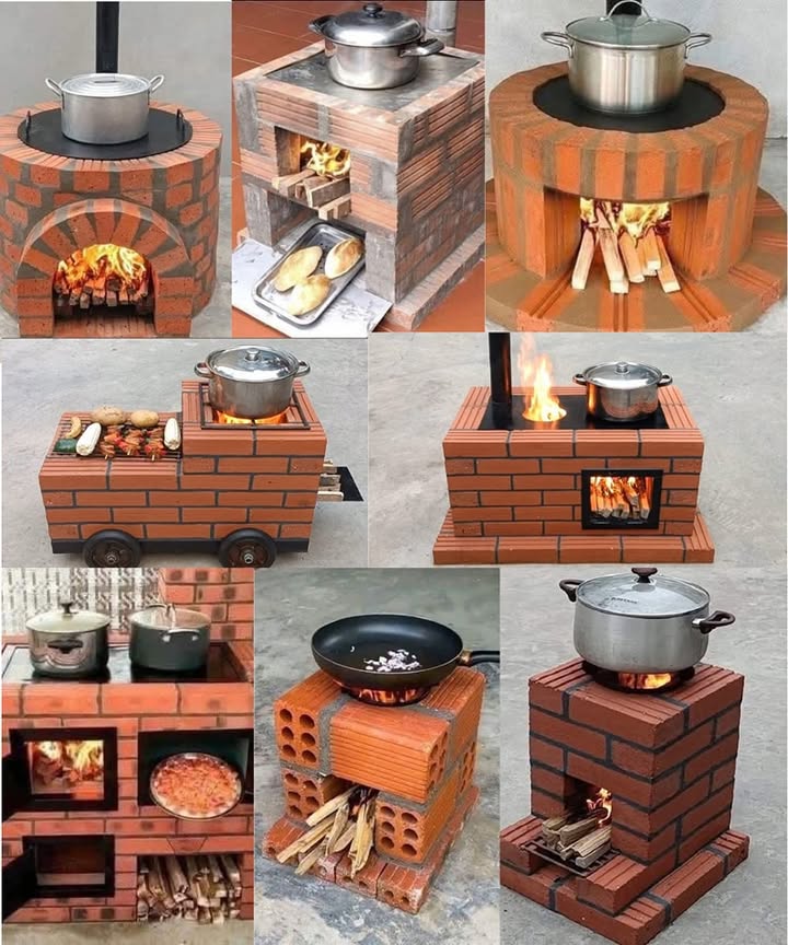 Poêle in mattoni fai-da-te per cucinare a legna 

1 Vantaggi principali  consumo ridotto di legna, calore costante, lunga durata con mattoni refrattari, uso versatile per bollire, grigliare, stufare, nessuna elettricità o gas.

2 Materiali essenziali  3060 mattoni meglio refrattari, malta refrattaria o argillasabbia, griglia o piastra in ferro, tondini metallici, eventuale canna fumaria.

3 Scelta del luogo  base piana e resistente, allesterno o sotto tettoia ventilata, lontano da vegetazione e strutture in legno.

4 Base e pareti  primo strato di mattoni a quadro/rettangolo; alzare le pareti lasciando unapertura frontale per aria e legna; giunti sfalsati per stabilità; possibile secondo vano per forno o stoccaggio.

5 Superficie di cottura  griglia o piastra sopra la camera di combustione, appoggio stabile per pentole e padelle.

6 Uscita fumi  condotto verticale posteriore/superiore per tiraggio migliore e minore fuliggine nellarea di lavoro.

7 Asciugatura e rodaggio  2448 ore di presa della malta; primo fuoco leggero per stabilizzare la struttura.

8 Varianti utili  modello verticale compatto, versione con forno integrato, doppio focolare per cotture simultanee, struttura mobile su ruote.

9 Uso e manutenzione  legna ben secca, rimozione regolare delle ceneri, copertura contro intemperie, pulizia con panno umido e spazzola metallica senza chimici.

 Benefici culinari  calore dolce e uniforme per stufati, grigliate omogenee, aromi naturali esaltati dal fuoco di legna.

11 Indicazioni pratiche  mattoni refrattari preferibili per alte temperature; camino consigliato in spazi coperti; montaggio in una giornata per modelli semplici; legna richiesta moderata grazie allefficienza; idoneo al riscaldamento solo in modo accessorio.

 Con una costruzione curata e una gestione attenta del tiraggio, il poêle in mattoni offre cotture affidabili, costi contenuti e unesperienza conviviale allaria aperta