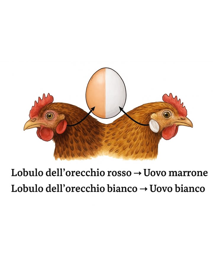 讀 Colore dellUovo e Lobulo della Gallina: Indizio Naturale 

1 Il colore del lobulo dellorecchio della gallina rivela spesso la tonalità del guscio delluovo che depone.
2 Un lobulo rosso o rosato indica solitamente uova marroni o color crema.
3 Un lobulo bianco o perlaceo è tipico delle galline che producono uova bianche.
4 Questa regola è utile negli allevamenti domestici e nei mercati contadini per riconoscere rapidamente il tipo di uovo.
5 Esistono eccezioni di razza, come Araucana e Ameraucana, che depongono uova azzurre o verdi indipendentemente dal colore del lobulo.
6 Losservazione del lobulo è un metodo visivo pratico e affidabile, ma non modifica sapore o valore nutrizionale delluovo.
7 Capire questo dettaglio permette di apprezzare la varietà naturale delle galline e il legame tra caratteristiche fisiche e produttive.