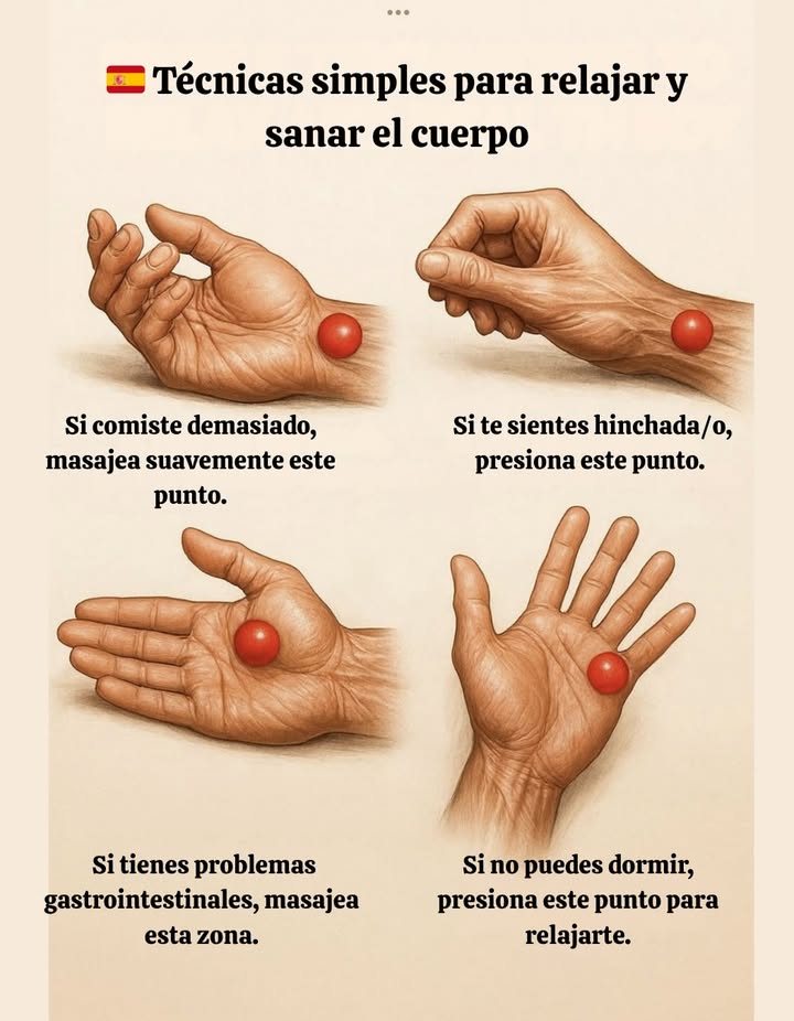 Técnicas simples para relajar y sanar el cuerpo