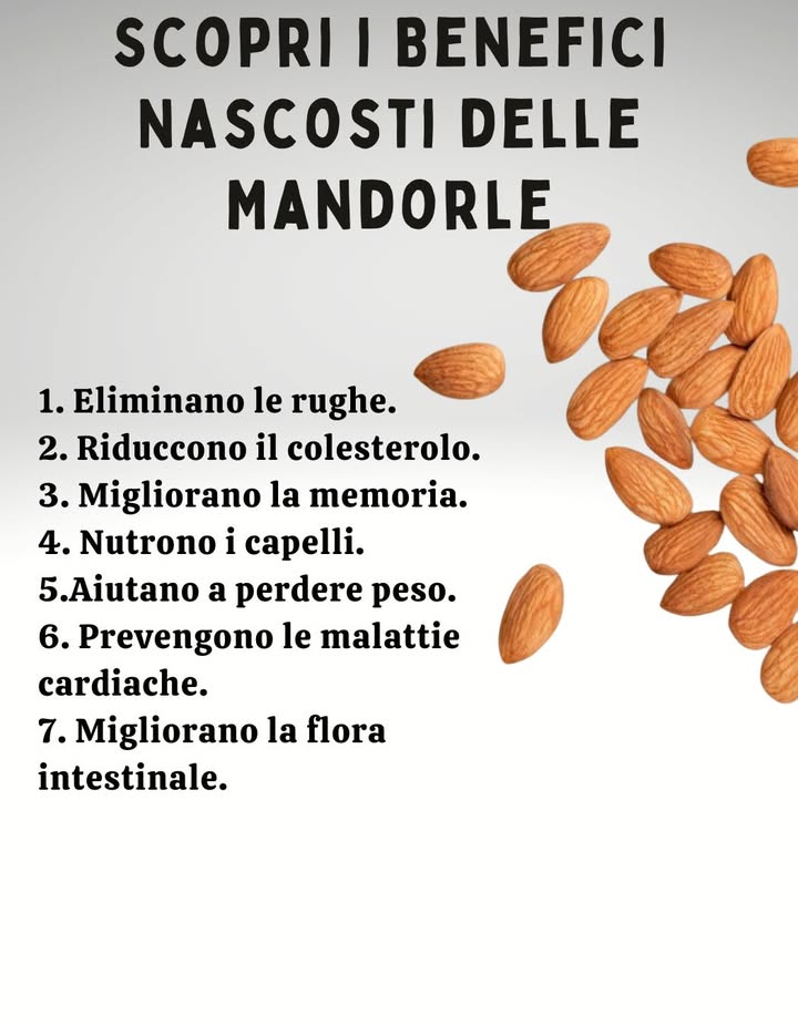 ECCO PERCHÉ SI DOVREBBERO MANGIARE LE MANDORLE
