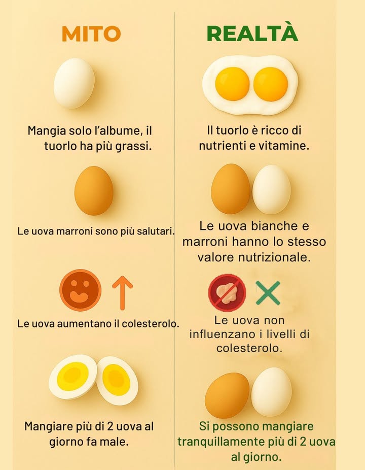 Miti e fatti sulle uova