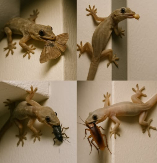 CIAO, SONO IL GECO NON UCCIDERMI, PULISCO LA TUA CASA E POSSO SALVARTI LA VITA, SONO INOFFENSIVO!!!
Si chiamano gechi o “pulisci case” e non fanno male a nessuno.
Si nutrono di insetti e sono un antiparassitario naturale contro gli scarafaggi. Li eliminano senza bisogno di usare insetticidi.
MANGIANO anche ragni, mosche e zanzare, persino scorpioni. Sono veri eroi.
Grazie a loro molte persone vengono salvati dalle punture di insetti velenosi. Non ucciderli, se non ti piacciono ignorale e basta