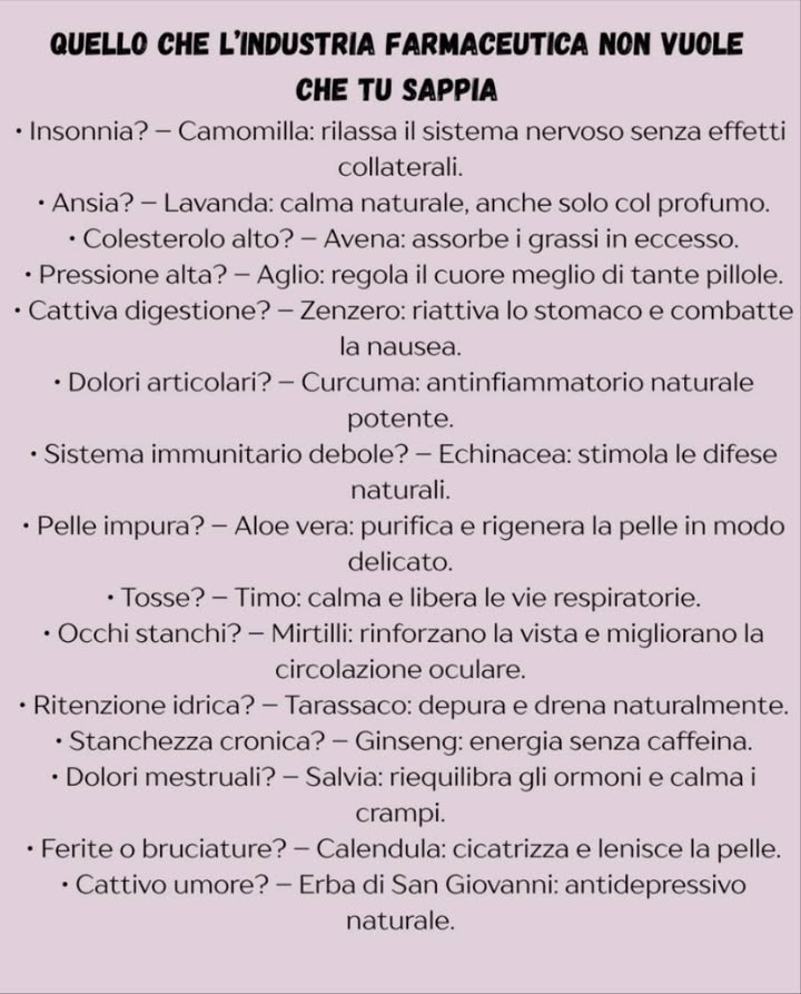 Quello che lindustria farmaceutica non vuole che tu sappia: