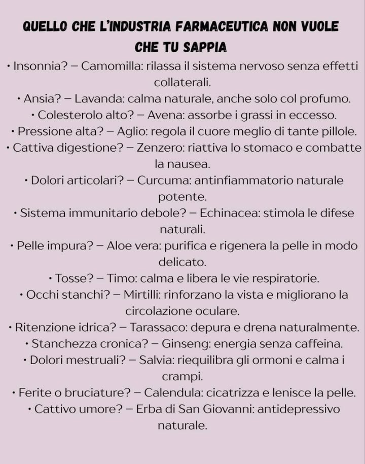 Quello che lindustria farmaceutica non vuole che tu sappia: