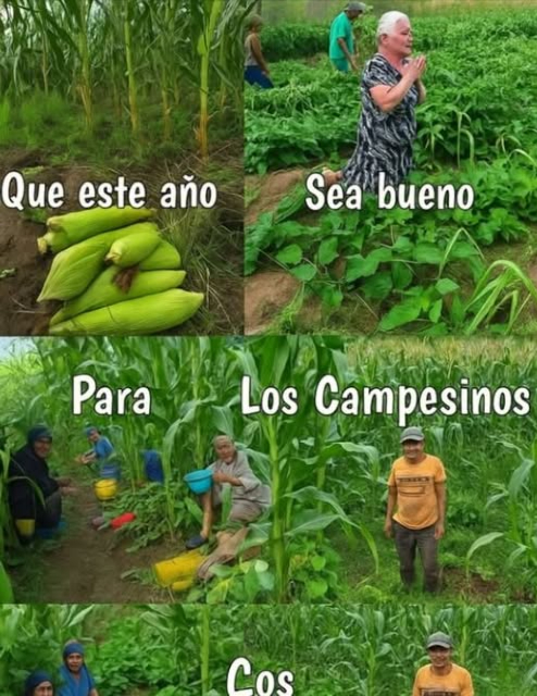 Que este año bendiga a quienes siembran con el alma El maíz no nace por sí solo... Brota del sudor, de la fe y del amor por la tierra. Cada surco guarda una historia, y cada campesino lleva en sus manos el alimento del mundo. Que lleguen las lluvias justas, que la tierra sea fértil y que la cosecha sea abundante. Porque sin el campo, no hay comida. Porque sin sus manos, no hay futuro. Valoremos a quienes cultivan vida. Protejamos la milpa. Honremos a nuestros pueblos originarios, guardianes del maíz sagrado. 理 #MilpaViva #MaízSagrado #ValorCampesino