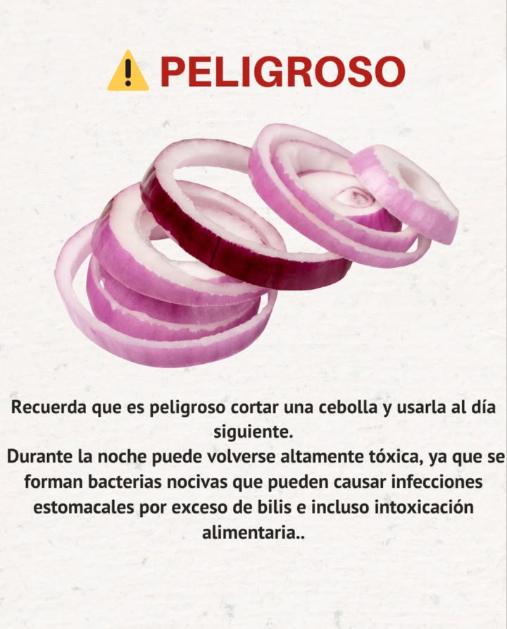 Riesgos de Usar una Cebolla Cortada al Día Siguiente