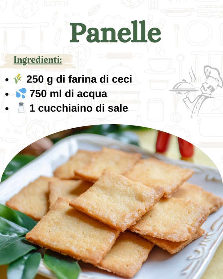 Panelle: Le Croccanti Frittelle di Ceci della Tradizione Siciliana 

Le panelle sono uno dei simboli dello street food siciliano, in particolare della città di Palermo. Si tratta di frittelle di farina di ceci, croccanti fuori e morbide dentro, spesso servite dentro un panino con una spruzzata di limone per unesplosione di sapore irresistibile. Le panelle nascono come piatto povero, preparato con pochi ingredienti semplici, ma nel tempo sono diventate una specialità amata da tutti. Perfette da gustare calde come antipasto, aperitivo o snack sfizioso, sono facili da preparare in casa e conquistano con il loro gusto autentico e irresistibile.

 Ingredienti per circa 4 persone

 250 g di farina di ceci
 750 ml di acqua
蓼 1 cucchiaino di sale
 1 mazzetto di prezzemolo tritato opzionale
㮝 Olio extravergine doliva q.b. per friggere
 Succo di limone q.b. facoltativo

 Preparazione

Versa la farina di ceci in una pentola capiente e aggiungi lacqua poco alla volta, mescolando con una frusta per evitare la formazione di grumi. Una volta che la miscela è liscia e senza grumi, aggiungi il sale e metti la pentola sul fuoco a fiamma media.

Cuoci il composto mescolando continuamente con un cucchiaio di legno per evitare che si attacchi al fondo. Dopo circa 10-15 minuti, quando il composto si sarà addensato e avrà una consistenza simile a quella della polenta, spegni il fuoco e aggiungi il prezzemolo tritato, mescolando bene per distribuirlo uniformemente.

Versa subito limpasto su un piano di lavoro leggermente unto dolio e livellalo con una spatola fino a ottenere uno spessore di circa 5 mm. Se preferisci, puoi stenderlo su un vassoio o versarlo in una teglia foderata con carta forno. Lascialo raffreddare completamente per almeno 30 minuti, fino a quando sarà compatto.

Una volta raffreddato, taglia limpasto a rettangoli o a triangoli della dimensione desiderata.

Scalda abbondante olio extravergine doliva in una padella e friggi le panelle poche alla volta fino a quando saranno dorate e croccanti. Scolale su carta assorbente per eliminare lolio in eccesso e servile subito, accompagnate da una spruzzata di succo di limone per esaltare il sapore.

 Consigli e varianti

Le panelle sono perfette servite dentro un panino croccante, magari accompagnate da qualche fettina di melanzana fritta per unesperienza ancora più autentica. Se preferisci una versione più leggera, puoi cuocerle al forno a 200C per circa 15-20 minuti, girandole a metà cottura per farle dorare uniformemente.

Si possono gustare calde appena fritte o anche a temperatura ambiente come antipasto o finger food. Se avanzano, puoi conservarle in frigorifero e scaldarle in padella o in forno prima di servirle.

Un piatto semplice, economico e ricco di sapore, che racconta la storia della tradizione siciliana con ogni morso. Provale e lasciati conquistare dal loro gusto unico! Buon appetito!