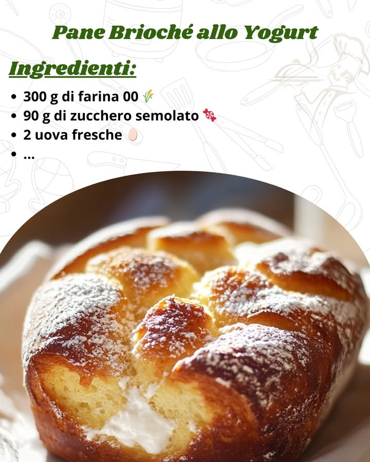 Pane Brioché allo Yogurt: Soffice e Delizioso per Ogni Occasione 燎

Ingredienti per il Pane Brioché allo Yogurt 
Per preparare il tuo delizioso pane brioché allo yogurt, avrai bisogno di:

300 g di farina 00 
90 g di zucchero semolato  
2 uova fresche 讀………………