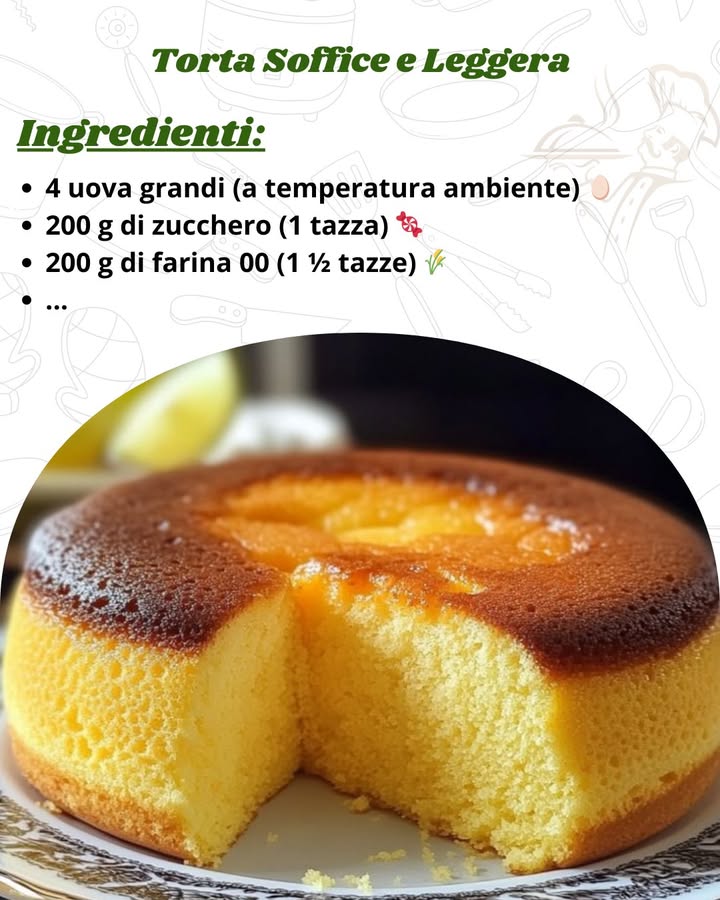 Torta Soffice e Leggera: La Ricetta Perfetta per Ogni Occasione 

Ingredienti per il Bizcocho Soffice 
4 uova grandi a temperatura ambiente 讀

200 g di zucchero 1 tazza 

200 g di farina 00 1  tazze ……………RICETTA