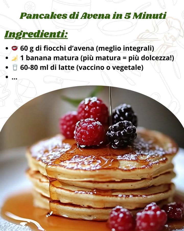 Pancakes di Avena in 5 Minuti: Colazione Sana, Veloce e Deliziosa!

 Ingredienti per 4-6 pancakes
Ecco cosa ti serve per prepararli al volo:

北 60 g di fiocchi davena meglio integrali
 1 banana matura più è matura, più dolce!
拏 60-80 ml di latte vaccino o vegetale
讀 1 uovo oppure 1 sostituto vegano: 1 cucchiaio di semi di lino  3 cucchiai dacqua.
.
.
.
.
.
.
https://consiglibrillanti.com/pancakes-di-avena-in-5-minuti-colazione-sana-veloce-e-deliziosa/
