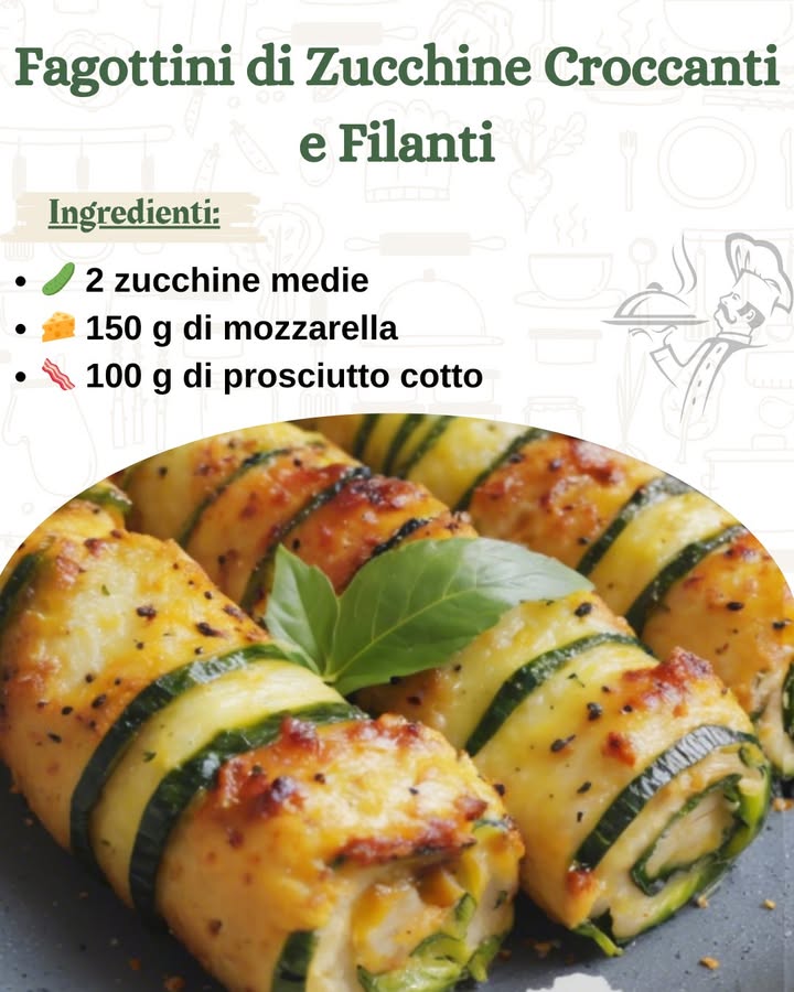 勒 Fagottini di Zucchine Croccanti e Filanti: Un Antipasto Sfizioso e Irresistibile 燎

 Ingredienti per circa 12 fagottini:

勒 2 zucchine medie
燎 150 g di mozzarella o un formaggio filante come scamorza
肋 100 g di prosciutto cotto facoltativo
燎 50 g di parmigiano grattugiato
 q.b. farina
讀 q.b. uovo
 q.b. pangrattato
蓼 q.b. sale
 q.b. pepe nero
 olio di semi per friggere

 Preparazione passo dopo passo:

1 Preparare le zucchine
Lava accuratamente le zucchine e tagliale a fettine sottili, di circa 2-3 mm di spessore. Grigliale su una piastra ben calda per 1-2 minuti per lato, in modo da ammorbidirle senza cuocerle troppo. Se preferisci, puoi saltarle in padella con un filo dolio extravergine doliva.

2 Preparare la farcitura
Taglia la mozzarella a pezzetti piccoli, in modo che si sciolga uniformemente in cottura. Se usi il prosciutto cotto, spezzettalo e mescolalo in una ciotola con la mozzarella e il parmigiano grattugiato. Aggiusta di sale e pepe a piacere per esaltare i sapori.

3 Formare i fagottini
Prendi una fetta di zucchina e posiziona un po di farcitura al centro. Richiudi la zucchina su sé stessa formando un piccolo fagottino. Se necessario, usa uno stuzzicadenti per mantenere la chiusura durante la panatura e la cottura.

4 Panare i fagottini
Prepara tre piatti: uno con la farina, uno con luovo sbattuto e un altro con il pangrattato. Passa ogni fagottino prima nella farina, poi nelluovo e infine nel pangrattato, premendo bene per far aderire la panatura in modo uniforme.

5 Friggere fino a doratura
Scalda abbondante olio di semi in una padella e, quando ha raggiunto la temperatura giusta circa 170C, friggi i fagottini pochi alla volta fino a che risultano dorati e croccanti. Gira delicatamente per una cottura uniforme e scolali su carta assorbente per eliminare lolio in eccesso.

6 Ultimi tocchi e servizio
Servi i fagottini caldi, quando il formaggio è ancora filante. Per un tocco extra di sapore, puoi spolverizzarli con un po di parmigiano grattugiato o servirli con una salsa fresca, come una maionese aromatizzata o una salsa allo yogurt.

 Consigli e varianti

 Se vuoi unopzione più leggera, puoi cuocerli in forno a 200C per circa 15 minuti, girandoli a metà cottura per una doratura uniforme 
 Per una croccantezza ancora più decisa, aggiungi un po di parmigiano al pangrattato prima della panatura 燎
 Se ami il gusto più deciso, prova a sostituire la mozzarella con scamorza affumicata o provola 燎
 Ottimi da servire come finger food per un aperitivo o come contorno sfizioso insieme a una fresca insalata 綾

Unidea croccante, filante e irresistibile che conquisterà tutti. Preparali e gustali appena fritti per unesplosione di sapore! Buon appetito! 勒燎