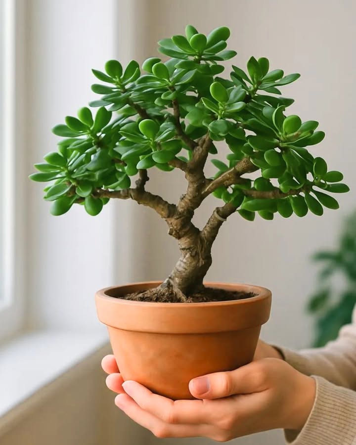 Wohnung haben sollte

Diese Pflanze sollte in jedem Haus stehen, sagte mein Großvater immer.
Und er hatte Recht: Die Jadepflanze ist nicht nur dekorativ  sie trägt Bedeutung, Energie und Wohlbefinden in sich. 

 1. Symbol für Glück & Wohlstand

Die Jadepflanze gilt als Pflanze des Reichtums.
Sie steht für Glück, Erfolg und langes Leben  viele stellen sie deshalb im Haus oder Büro auf, um positive Energie anzuziehen.

華 2. Pflegeleicht & robust

Perfekt für Anfänger und auch für Pflanzenliebhaber:
Sie braucht wenig Wasser, liebt helles Licht und wächst zuverlässig  auch wenn man sie mal vergisst. 

 3. Reinigt die Raumluft

Wie viele Sukkulenten trägt sie zu gesunder Raumluft bei  sie filtert Schadstoffe und gibt Sauerstoff ab.
Das schafft eine frische und angenehme Atmosphäre im Zuhause.

 4. Reduziert Stress & beruhigt

Studien zeigen: Pflanzen im Wohnraum senken Stress, verbessern die Stimmung und fördern Entspannung.
Die Jadepflanze wirkt dabei besonders sanft und harmonisierend. 

吝 5. Feng Shui: Position für Wohlstand

Nach Feng-Shui-Tradition wird sie in der südöstlichen Ecke des Hauses platziert.
Dort soll sie Wohlstand und finanzielles Wachstum unterstützen. 

欄 6. Ein Geschenk, das verbindet

Jadepflanzen lassen sich leicht aus Stecklingen vermehren.
Viele Familien geben sie von Generation zu Generation weiter  als Symbol von Liebe, Erinnerung und Gesundheit.

 Fazit

Die Jadepflanze ist mehr als eine Zimmerpflanze.
Sie bringt Schönheit, positive Energie, Ruhe und verbundenes Miteinander in jedes Zuhause.
Ein kleines Grün  mit einer großen, warmen Bedeutung.