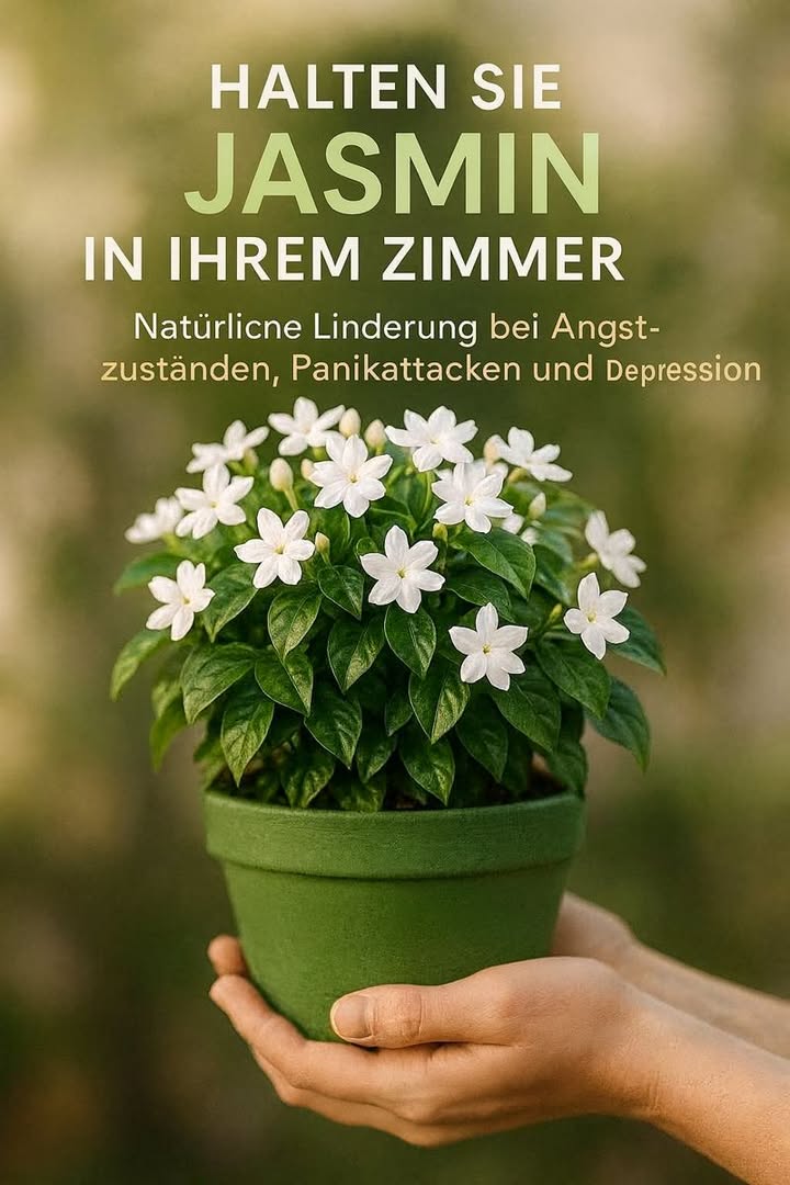 Jasmin im Zimmer: Eine natürliche Unterstützung für mehr innere Ruhe 

1 Jasmin fördert eine entspannte Atmosphäre
Der sanfte Duft wirkt beruhigend auf Körper und Geist und unterstützt einen ausgeglichenen Tagesrhythmus.

2 Der Duft mindert innere Anspannung
Natürliche Aromastoffe können helfen, Stressreaktionen des Körpers zu reduzieren und mehr Stabilität zu fördern.

3 Regelmäßiges Einatmen unterstützt ruhigeres Atmen
Ein milder, blumiger Duft kann das Nervensystem entspannen und zu einer gleichmäßigeren Atmung beitragen.

4 Jasmin verbessert die Schlafqualität
Die Pflanze wirkt harmonisierend auf das Umfeld und unterstützt einen erholsameren Schlaf.

5 Der Anblick der Pflanze stärkt das allgemeine Wohlbefinden
Grünpflanzen erzeugen ein Gefühl von Klarheit und emotionaler Stabilität.

 Jasmin im Raum schafft eine ruhige, ausgeglichene Umgebung und unterstützt das tägliche Wohlbefinden auf natürliche Weise.