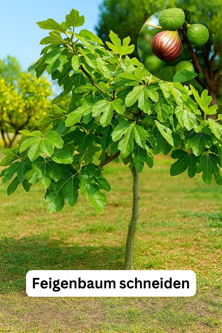 Feigenbaumschnitt für hohe Erträge 

1 Erziehungsschnitt
Im ersten Jahr wird der junge Trieb auf eine Höhe von 60100 cm zurückgeschnitten. In den folgenden Jahren werden die Hauptäste eingekürzt, um eine starke und ausgewogene Baumstruktur zu bilden.

2 Fruchtschnitt
Entferne zu dichte Triebe, damit Licht und Luft besser in die Krone gelangen. So entwickeln sich größere und süßere Früchte.

3 Entfernung von Wasserschossen
Schneide Triebe ab, die an der Basis oder an ungeeigneten Stellen wachsen, da sie der Pflanze Energie entziehen, die für die Fruchtbildung benötigt wird.

4 Übermäßiges Schneiden vermeiden
Bei jungen Bäumen sollten die Schnitte leicht und gezielt erfolgen, um Stress und Wachstumsverzögerungen zu vermeiden.

5 Schnitt je nach Sorte anpassen
Feigenbäume mit kurzen Internodien werden auf etwa 1520 cm zurückgeschnitten. Sorten mit langen Internodien benötigen nur einen leichten Rückschnitt an den Spitzen.

 Mit diesen Schritten bleibt der Feigenbaum kräftig, ausgeglichen und liefert über viele Jahre hinweg reiche Ernten.