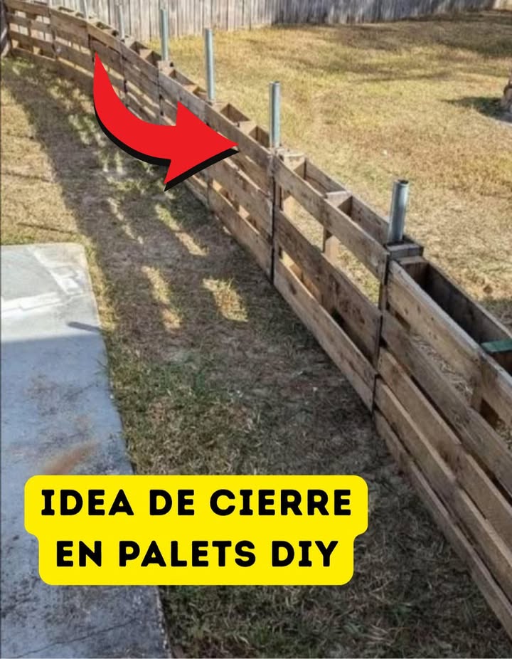 Una manera práctica, económica y sostenible de delimitar tu terreno: cercado con palets reciclados.

Los palets de madera se convierten en un cierre rústico y funcional que aporta carácter al jardín, patio o huerto. Su montaje es sencillo y se adapta a distintas medidas, aprovechando materiales reutilizados que alargan la vida útil de la madera.

Además de ser una solución duradera, este tipo de cierre promueve la creatividad y el espíritu DIY, transformando un elemento común en una estructura útil y decorativa.
#CercadoSostenible #PaletsReciclados  #JardineríaCreativa