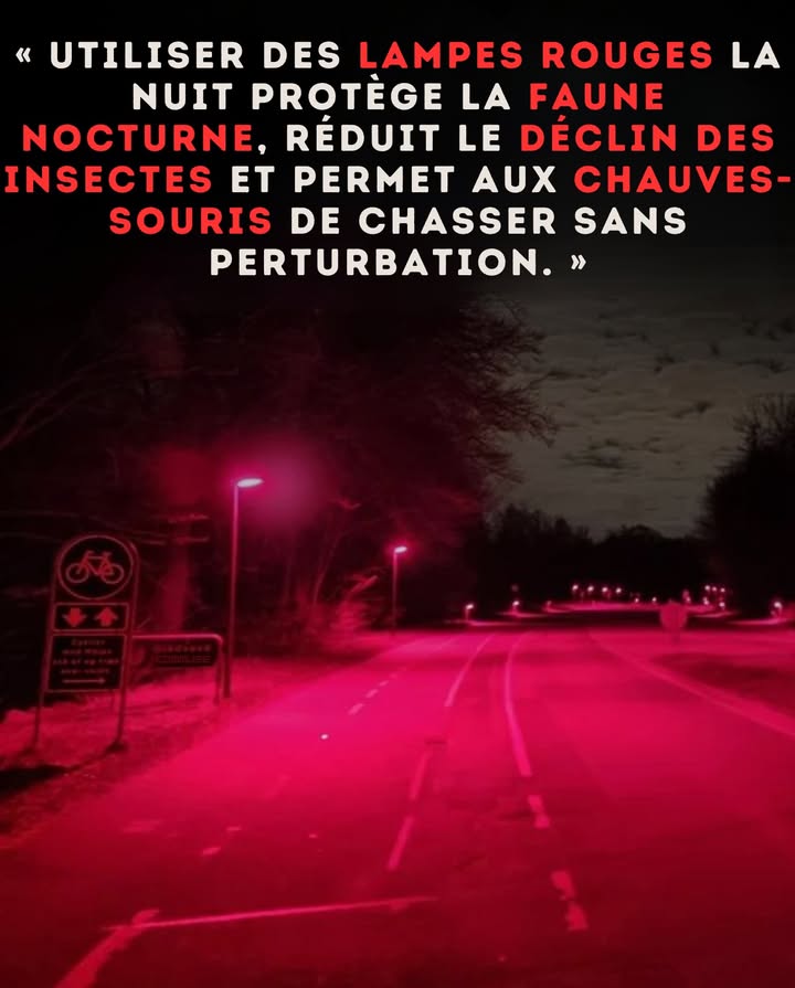 À mesure que les nuits sallongent, même nos lumières extérieures comptent. Léclairage rouge est plus doux pour les insectes et permet aux chauves-souris de chasser sans être dérangées. 驪 Un simple changement cet automne aide la biodiversité à prospérer et protège les écosystèmes fragiles juste devant notre porte.