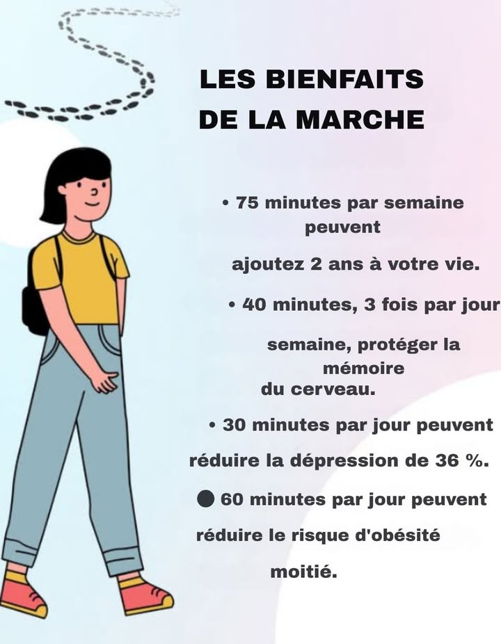 Les avantages de la marche