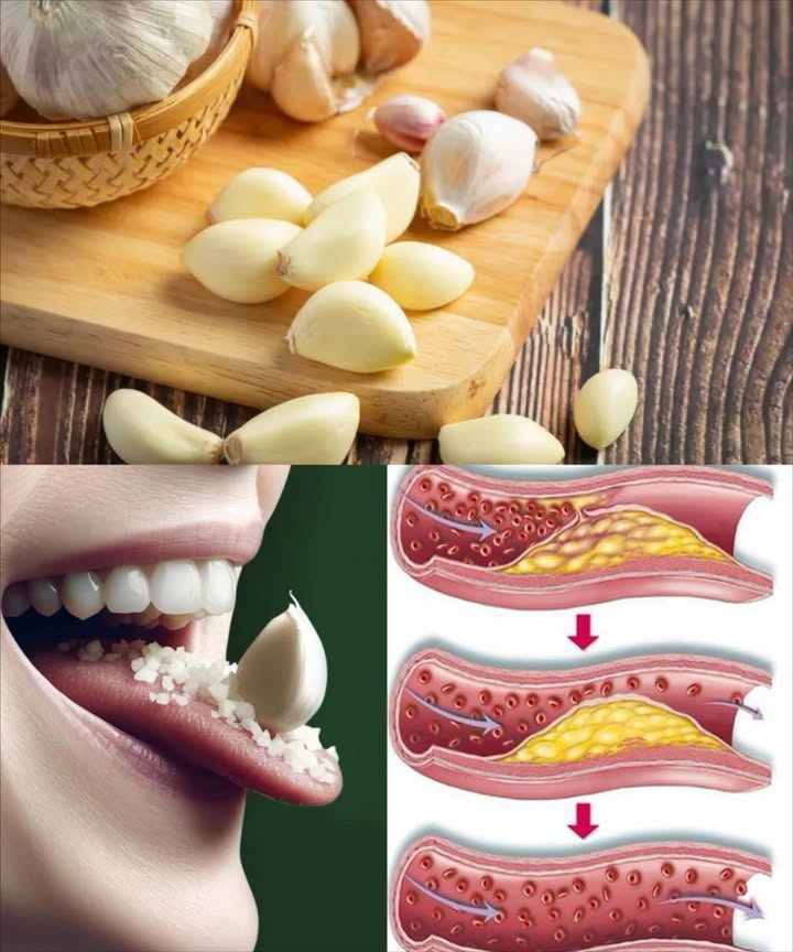 Manger de lail cru chaque jour : un allié naturel pour le cœur et le cholestérol 龍 Lail cru est reconnu depuis des siècles comme un remède naturel pour protéger le cœur et réguler le cholestérol. Ses composés soufrés, notamment lallicine, en font un véritable bouclier cardiovasculaire. Bienfaits principaux Réduit le cholestérol LDL mauvais. Augmente le cholestérol HDL bon. Régule la tension artérielle. Prévient lathérosclérose et garde les artères souples. Favorise la circulation et améliore loxygénation du corps. 籠 Façons simples de le consommer Écrasé ou haché, laissé reposer 10 min pour activer lallicine. Avalé en petits morceaux avec de leau. Mélangé à du miel cru pour adoucir le goût et renforcer les antioxydants. Dans les salades, sur des toasts ou avec de lavocat. En infusion : ail écrasé dans de leau tiède avec quelques gouttes de citron. Conseils importants Commencer doucement : un demi-gousse si vous ny êtes pas habitué. De préférence à jeun pour un effet renforcé. La régularité est la clé : les effets apparaissent avec lusage quotidien. Demandez conseil à votre médecin si vous prenez des anticoagulants ou avez des troubles digestifs. Intégrer lail cru à votre routine est un geste simple mais puissant pour prendre soin de votre cœur et équilibrer votre cholestérol, en complément dune alimentation saine et dun mode de vie actif.