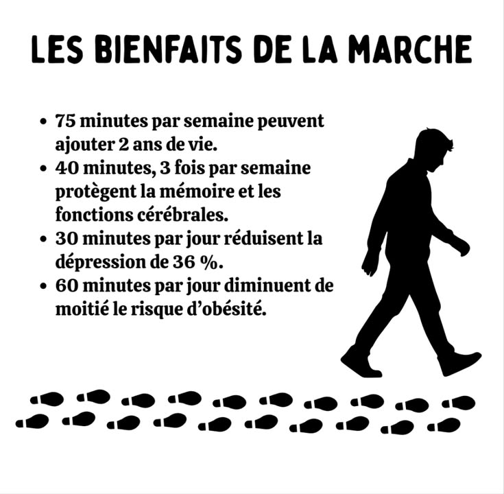 Les bienfaits de la marche