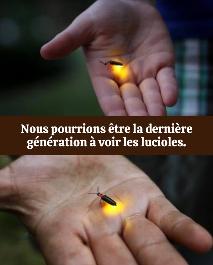 Les lucioles sont en voie de disparition 

Pas à cause de la nature, mais de lactivité humaine.
Les pesticides, la pollution lumineuse et la disparition des habitats naturels éteignent peu à peu leur lumière.

 Gestes pour les protéger
 Laisser pousser quelques plantes sauvages dans le jardin.
 Éviter les aérosols et produits chimiques.
 Planter des espèces locales et indigènes.

 Préserver la lumière des lucioles, cest préserver léquilibre de la nature.