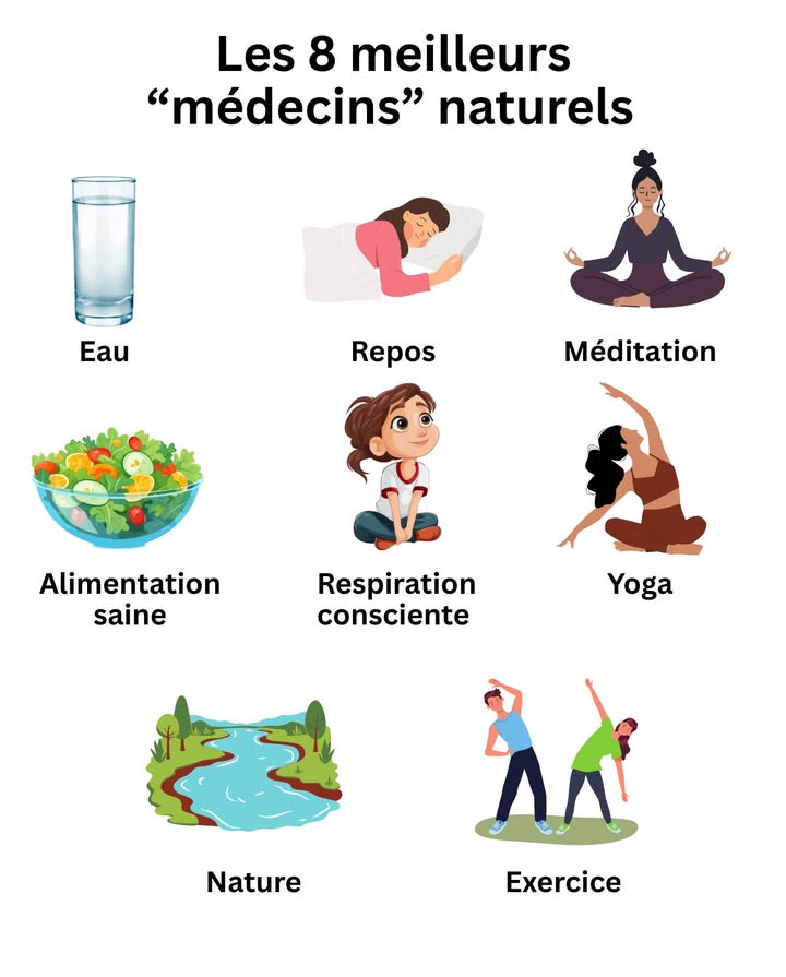 Les 8 meilleurs médecins naturels 
Des alliés simples et puissants pour restaurer léquilibre du corps et de lesprit.