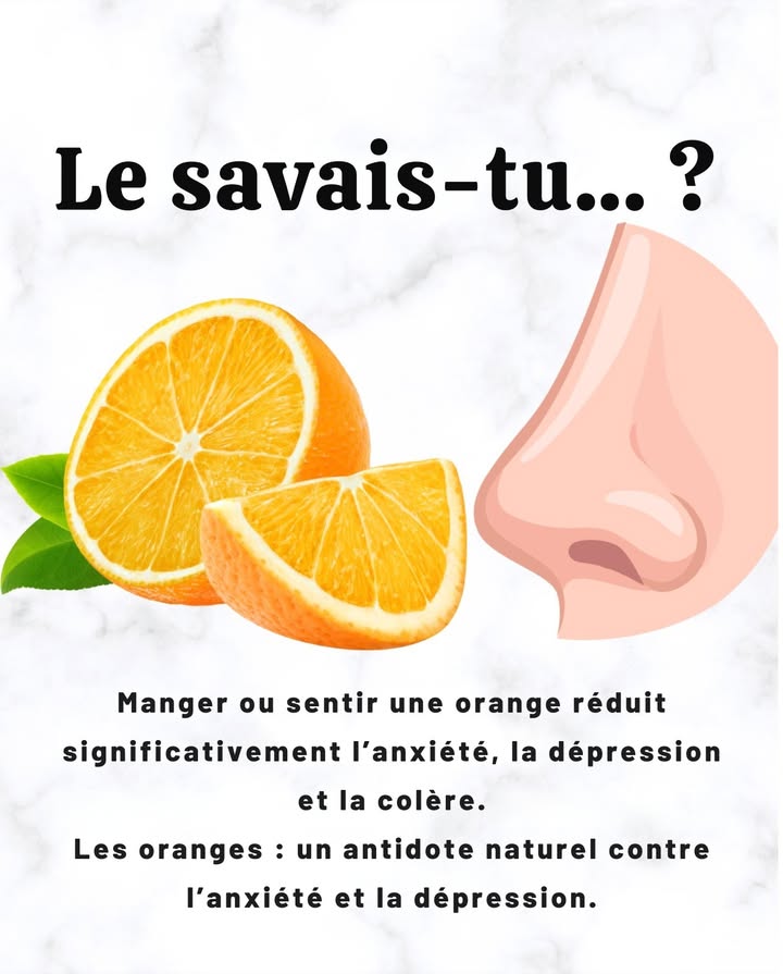 Les oranges : un antidote naturel contre lanxiété et la dépression.