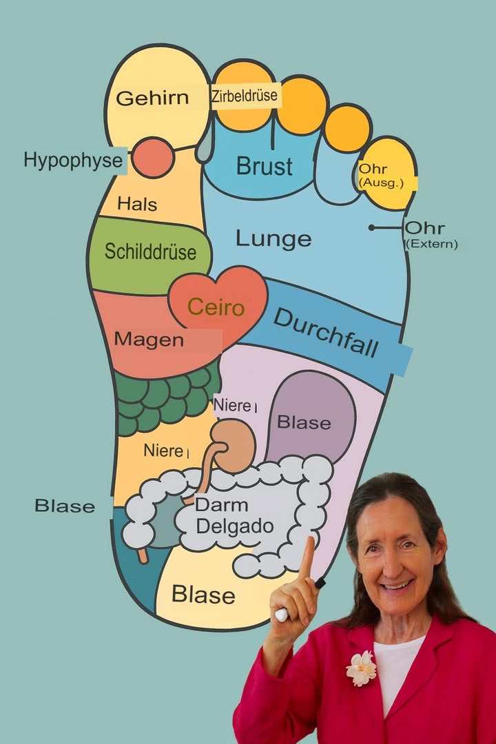 禮 Entdecken Sie die Kraft der Fußmassage!

Haben Sie schon einmal ausprobiert, wie wohltuend eine einfache Fußmassage sein kann? Sie werden überrascht sein, wie sehr Ihr Körper davon profitieren kann.

 Ein älterer Herr blieb bis ins hohe Alter von 87 Jahren schmerzfrei, weil er sich jeden Abend die Füße mit Öl massierte.  
 Wenn Sie unter Schlafproblemen oder Sehstörungen leiden, können Sie durch diese kleine Gewohnheit Erleichterung erfahren.  
 Erwärmen Sie dazu sanft etwas Kokos-, Sesam- oder Olivenöl in Ihren Händen.  
 Massieren Sie Ihre Fußsohlen mindestens zwei Minuten lang und spüren Sie, wie sich Entspannung ausbreitet.  
 Ziehen Sie anschließend leichte Socken an und gönnen Sie sich eine erholsame Nacht.  

Gönnen Sie sich diesen kleinen Moment der Fürsorge  Ihr Körper wird es Ihnen danken.