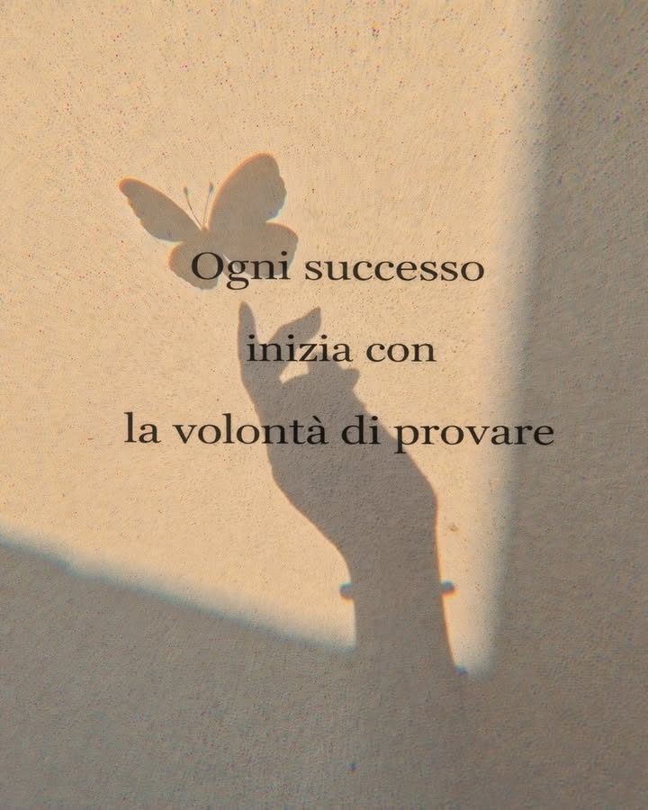 Il primo passo verso il successo 曆

Ogni percorso importante nella vita inizia con una decisione semplice ma potente: provare. Anche i risultati più grandi nascono spesso da piccoli gesti di coraggio.

 Iniziare senza aspettare la perfezione
Molte opportunità nascono quando si decide di fare il primo passo, anche senza avere tutto sotto controllo. Lazione crea esperienza e fiducia.

 Accettare il processo di crescita
Ogni tentativo, riuscito o meno, rappresenta un momento di apprendimento. Le difficoltà diventano parte del percorso verso qualcosa di migliore.

 Coltivare la determinazione
La volontà di continuare a provare, anche quando il risultato non arriva subito, rafforza la resilienza e la capacità di andare avanti.

 Credere nelle proprie possibilità
La fiducia nelle proprie capacità permette di vedere nuove strade e di affrontare le sfide con maggiore serenità.

Ogni successo nasce da un gesto iniziale: la scelta di provarci e di dare spazio alle proprie possibilità. 曆