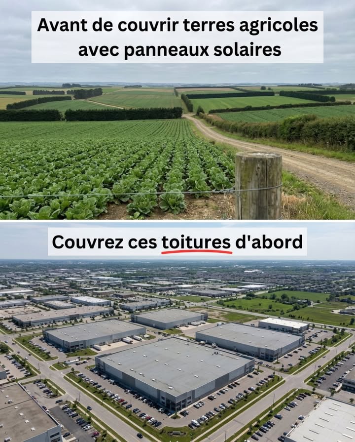Préserver les terres agricoles

Les panneaux solaires sur toitures utilisent les surfaces déjà construites au lieu des sols fertiles.

LEurope dispose de milliards de mètres carrés despaces de toiture commerciale plats non utilisés, prêts pour linstallation de panneaux solaires.

Avantages de linstallation sur toitures :

Utilise des surfaces déjà construites au lieu de sols fertiles

Protège les terres agricoles de la conversion permanente et du compactage

Réduit la chaleur urbaine tout en générant de lénergie propre là où elle est utilisée

Maintient les terres productrices daliments en production

Transforme les toitures grises et scellées en surfaces fonctionnelles

Les installations sur toitures permettent de concilier production alimentaire et énergie propre en utilisant lespace déjà couvert de béton.